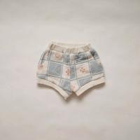拼布刺繡短褲