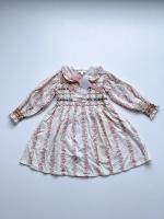 ROMANTIC LONG TUNIQUE-Frandole stripes flowers print