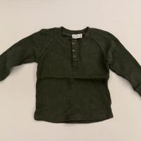 JAMIE KAY綠色華夫格上衣