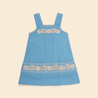 Vittoria Apron Shift - Nordic Blue