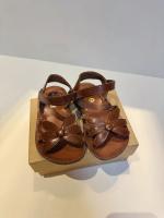 GIULIA FLOWER SANDALS 棕色小花涼鞋