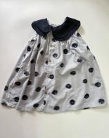 NAMI DRESS - LINEN NAVY/BLUE CANDY