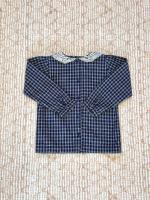 刺繡格紋襯衫
