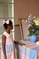 SS24 BJ Eleonore 粉格洋裝