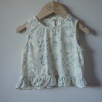 Oceanside Top + Sparrow Skirt (Tile) 4-5y 合售