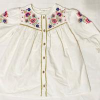 Louise misha - Dress Floriane 白色刺繡洋裝