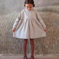 Millie Linen and Cotton Striped Dress