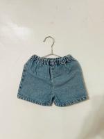 P Denim淺藍色牛仔短褲