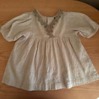 SUZU LACE Blouse from Italy (Ivory Check )