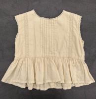 米色蕾絲無袖上衣