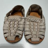 真皮懶人編織涼鞋 Sol sandals coconut椰白