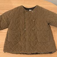 燈心絨愛心大衣