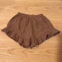 The Frill Linen Short, Rust