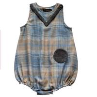 "Ludo" Baby tuta, Biscuit / Summer brown D