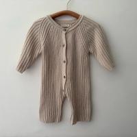 韓國品牌針織連身服(米色)