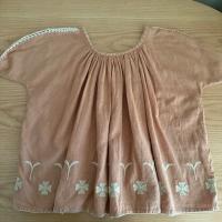 Ruth Kaftan Tunic Cotton Praline Peach Caramel Dress