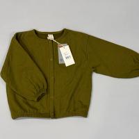 橄欖綠圓領外套