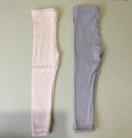 粉/紫軟軟蕾絲長褲