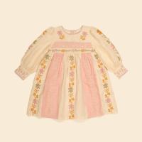 Pascale Dress - Cashew/Ribbon Pink