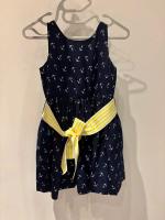 海軍藍綿綢澎裙