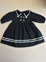 米菲兔薄長袖制服洋裝（黑）