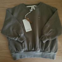 TOP125 Dropped Shoulder Sweater GOTS 129 Brownie