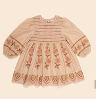 AW25 Penny Smock Dress - Pink Beige