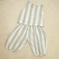 綁帶上衣+氣球褲 成套 1-2y