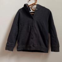 兒童刷毛連帽外套 - Nearly Black