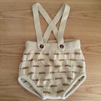 Karl Romper Pants Natural/Caramel 24M