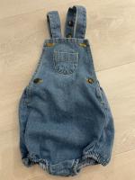 The simple folk 牛仔吊帶包屁 近全新3-4y