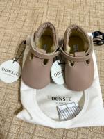 Elia Praline Leather 經典露踝包鞋 果仁糖 6-12m