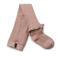 Agathe - Vieux Rose 格子花邊羅紋褲襪