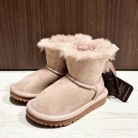 UGG KIDS BAILEY BOW BOOTS 防水藕色雪靴