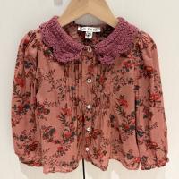 EMILE & IDA CROCHET BLOUSE ORCHID ROSE