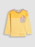 長袖條紋刺蝟上衣