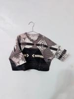 Bambixstar 印地安花紋灰色套裝