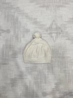 羽毛棉針織貝雷帽