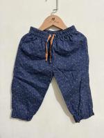 	 Caramel - WOODPIGEON CHILDREN'S COTTON TROUSERS - PIXEL PRINT 3Y