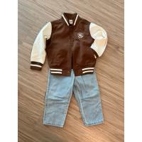 全新飛行外套+牛仔褲