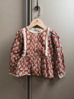 後綁帶散擺上衣