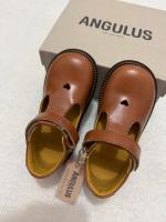 Angulus 愛心鏤空皮鞋