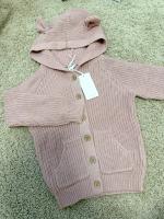 熊耳帽針織外套