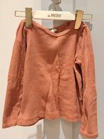 磚紅色棉質內搭上衣