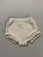 荷葉邊針織短褲