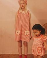 (已售出)Apolina Flora dress - Mayols stripe