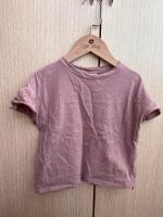 淺紫色短袖上衣