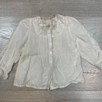 米白色夏綠蒂襯衫