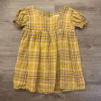 黃色格紋洋裝