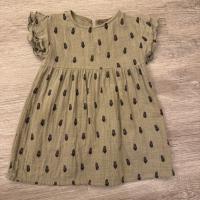 短袖薰衣草棉麻洋裝